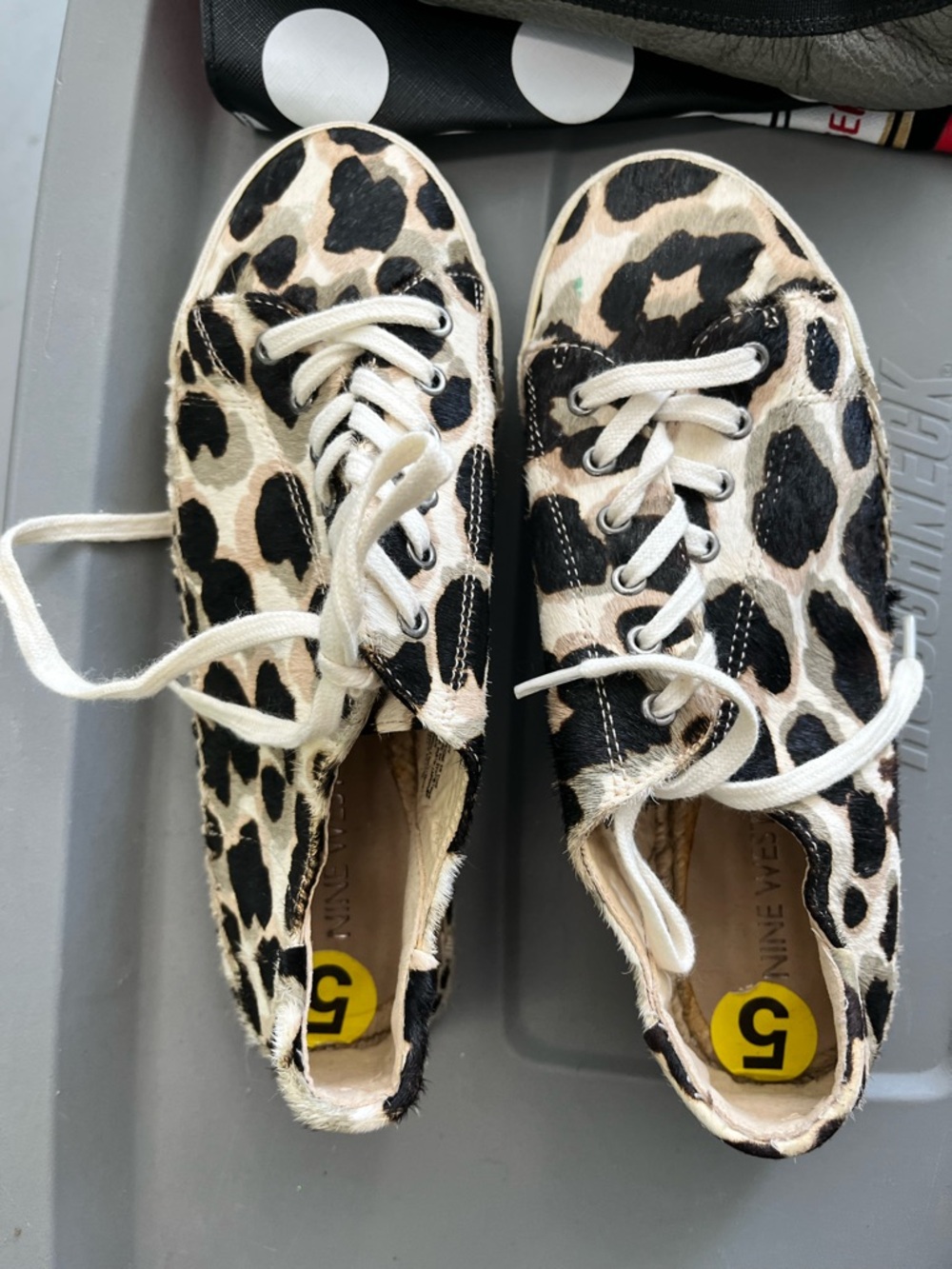 Nine West • Pony Hair Sneakers• Size 5 • Like New